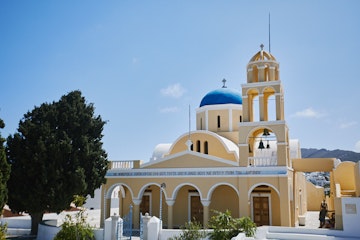 Clifftop Church Santorini