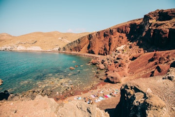 Red Beach Santorini
