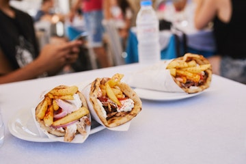 Local Food Gyros Greece