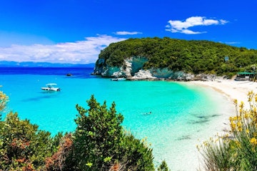 Vrika Beach Antipaxos Summer Vacation